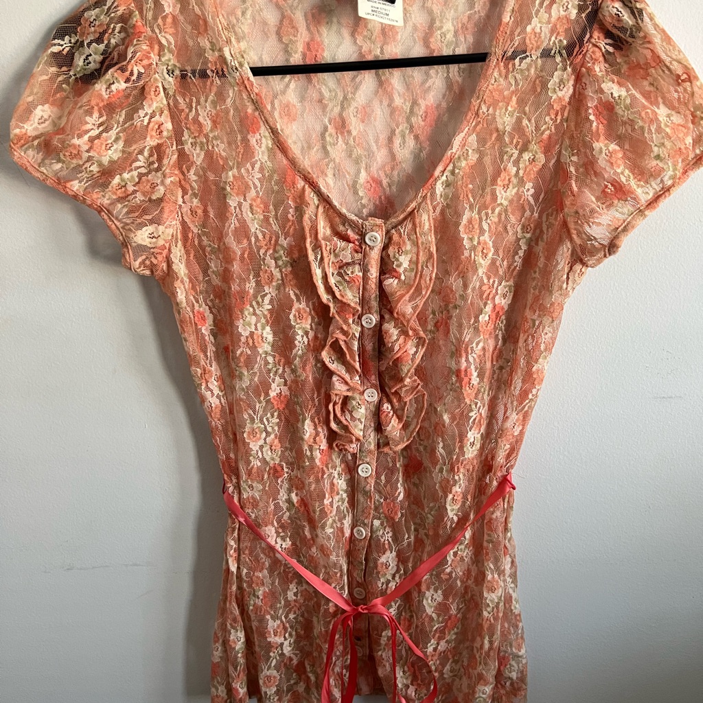 Wrapper Sheer Blouse